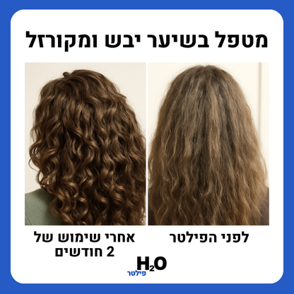ראש המקלחת של H2O - עור ושיער בריאים יותר מהמקלחת הראשונה